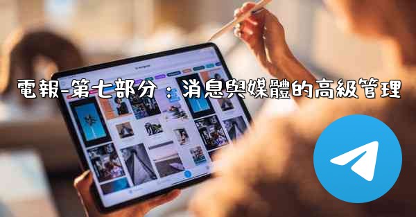 電報-第七部分：消息與媒體的高級管理