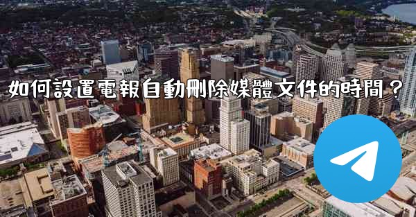 如何設置電報自動刪除媒體文件的時間？