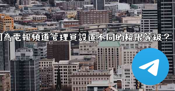 如何為電報頻道管理員設置不同的權限等級？