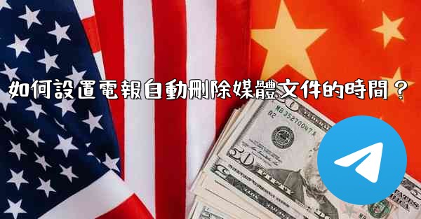 如何設置電報自動刪除媒體文件的時間？