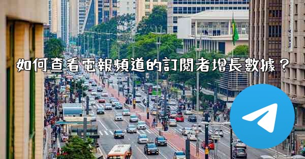 如何查看電報頻道的訂閱者增長數據？