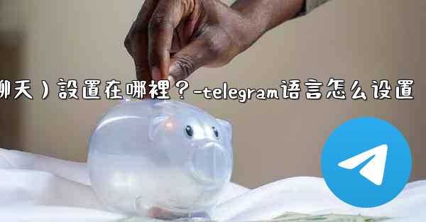 Telegram對話（聊天）設置在哪裡？-telegram语言怎么设置